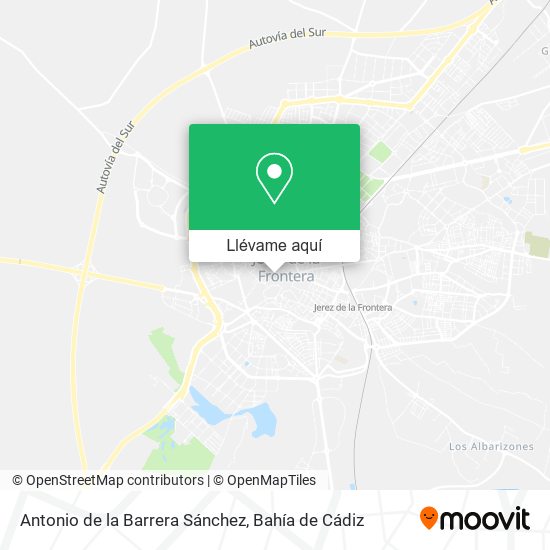 Mapa Antonio de la Barrera Sánchez