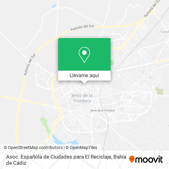 Mapa Asoc. Española de Ciudades para El Reciclaje