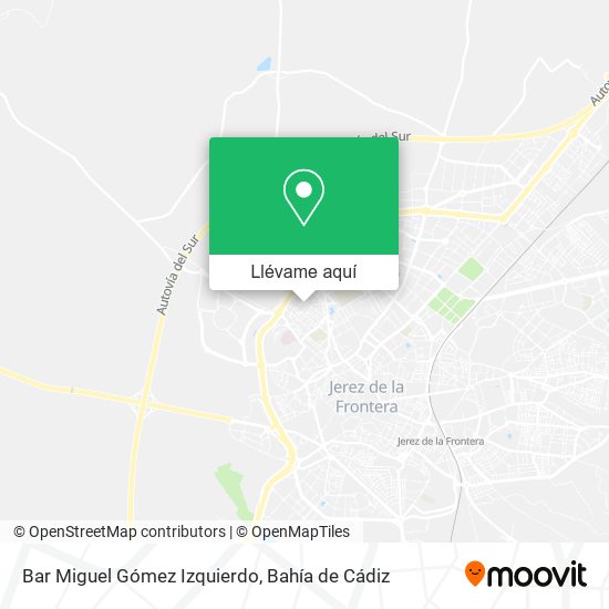 Mapa Bar Miguel Gómez Izquierdo