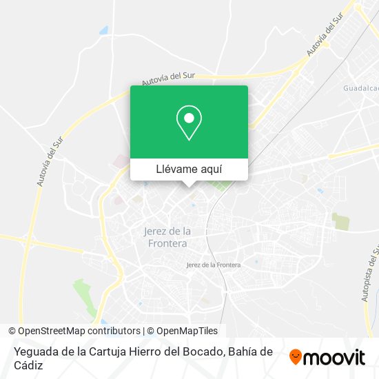 Mapa Yeguada de la Cartuja Hierro del Bocado