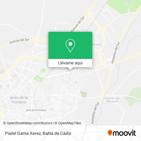 Mapa Pádel Game Xerez