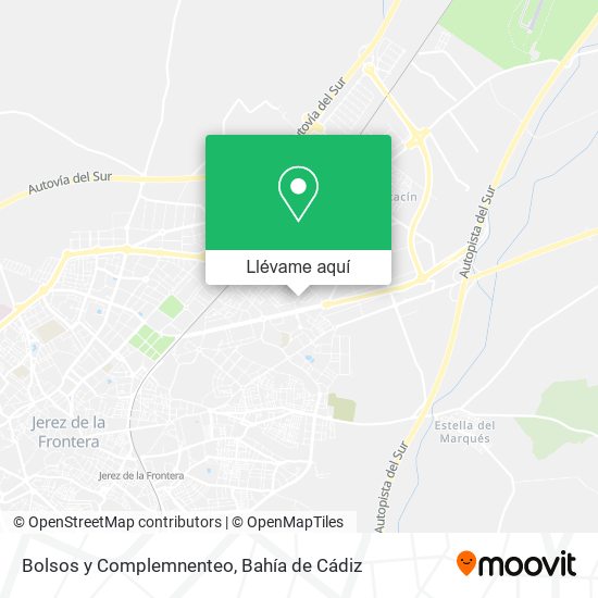 Mapa Bolsos y Complemnenteo