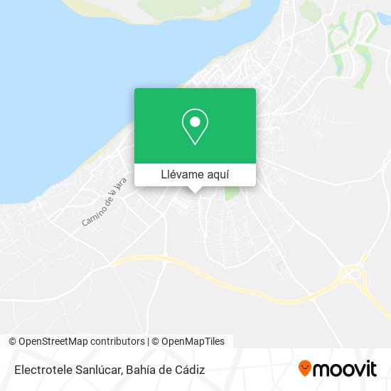 Mapa Electrotele Sanlúcar