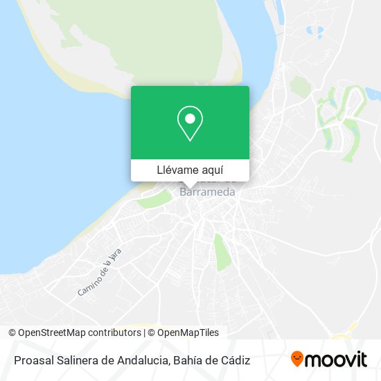 Mapa Proasal Salinera de Andalucia