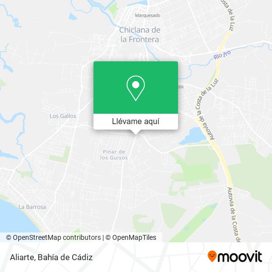 Mapa Aliarte