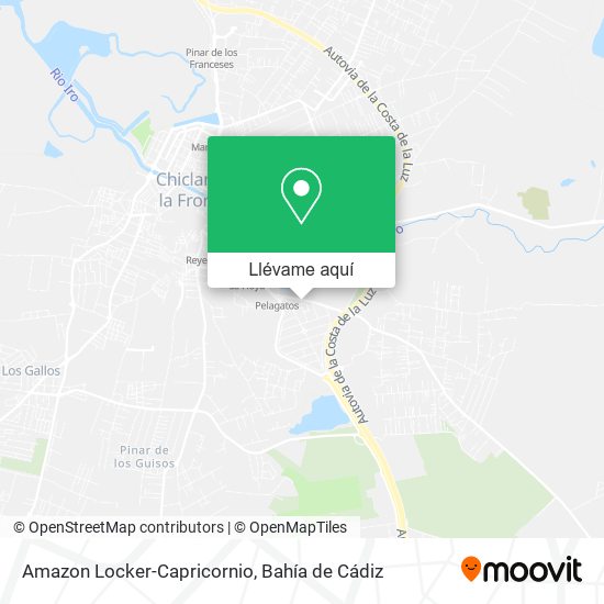 Mapa Amazon Locker-Capricornio