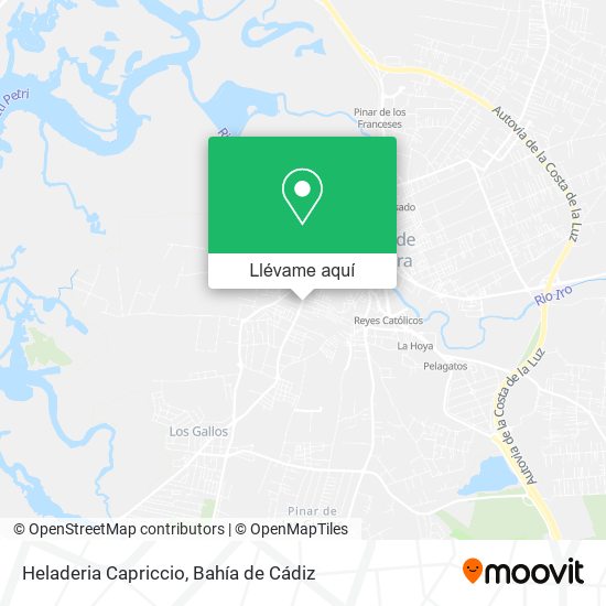 Mapa Heladeria Capriccio