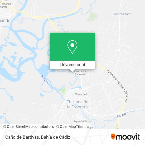 Mapa Caño de Bartivás