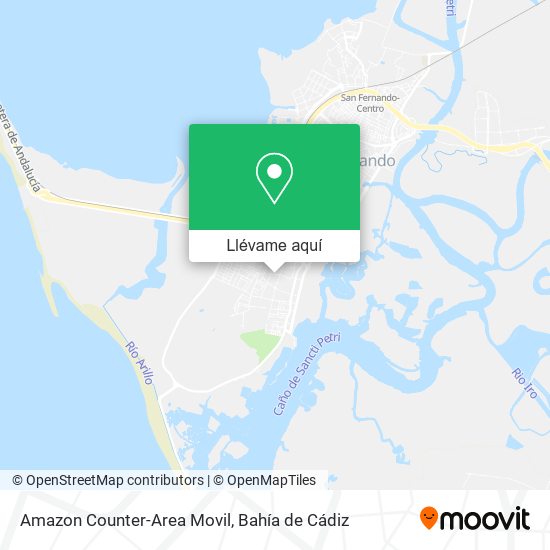 Mapa Amazon Counter-Area Movil