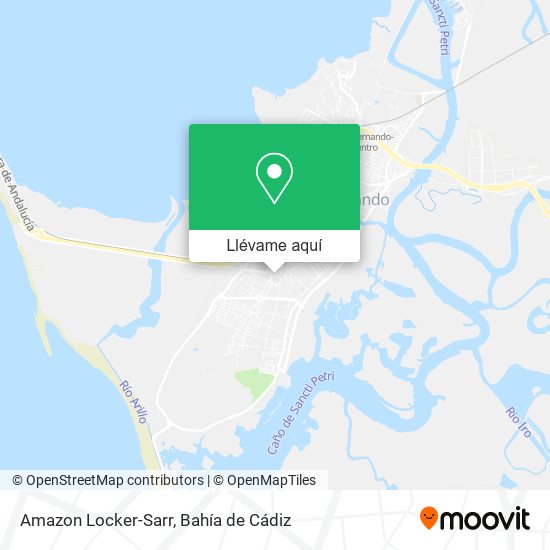 Mapa Amazon Locker-Sarr