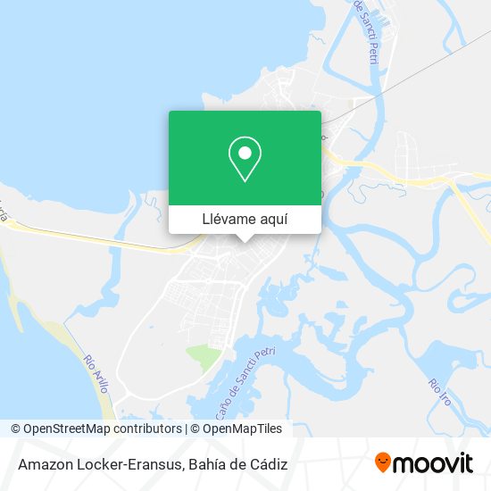 Mapa Amazon Locker-Eransus