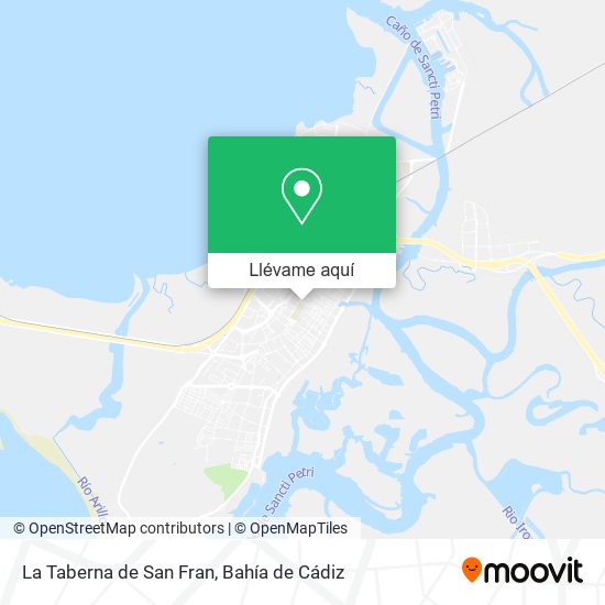 Mapa La Taberna de San Fran