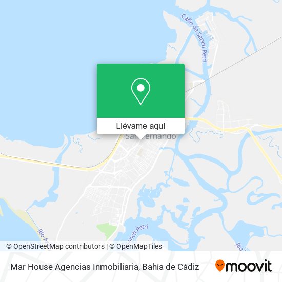 Mapa Mar House Agencias Inmobiliaria