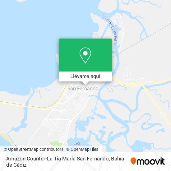 Mapa Amazon Counter-La Tia Maria San Fernando