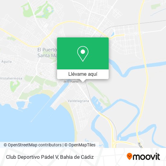 Mapa Club Deportivo Pádel V