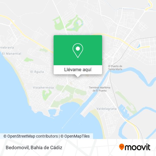 Mapa Bedomovil