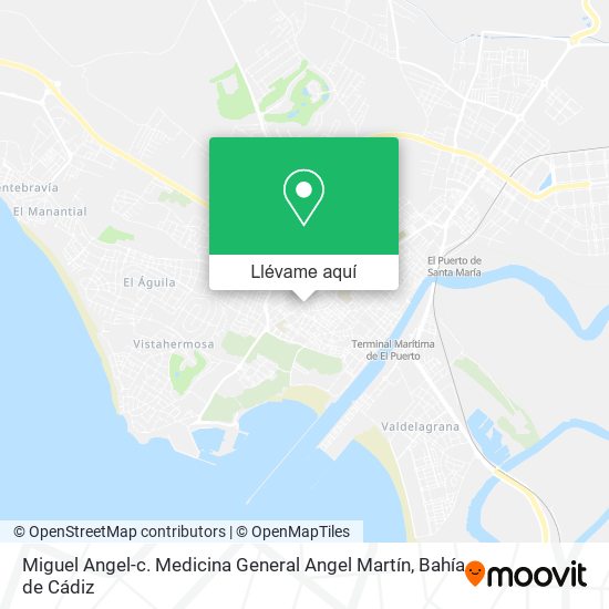 Mapa Miguel Angel-c. Medicina General Angel Martín