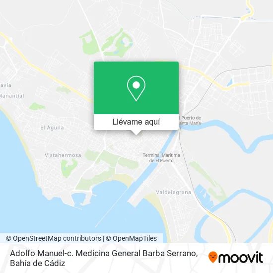 Mapa Adolfo Manuel-c. Medicina General Barba Serrano