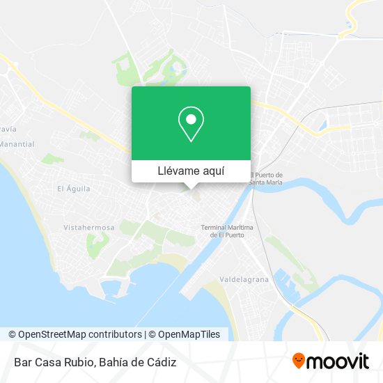 Mapa Bar Casa Rubio