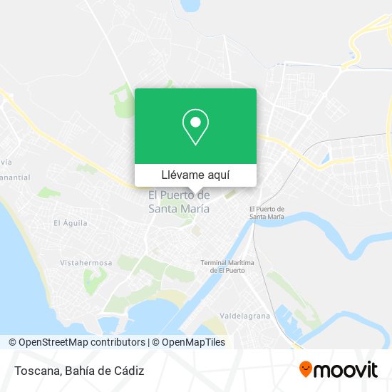 Mapa Toscana