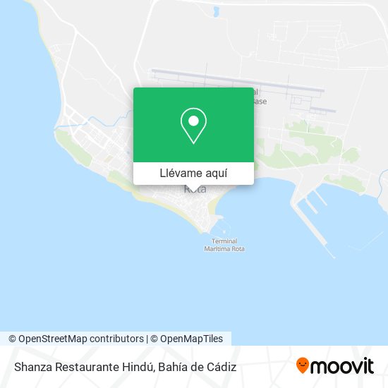 Mapa Shanza Restaurante Hindú