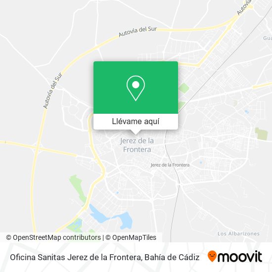 Mapa Oficina Sanitas Jerez de la Frontera