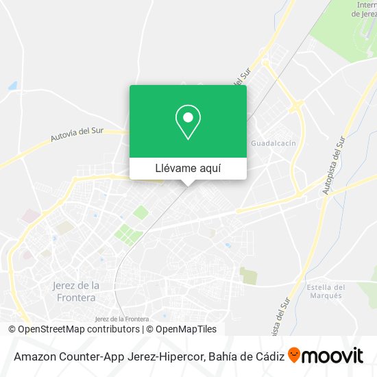 Mapa Amazon Counter-App Jerez-Hipercor