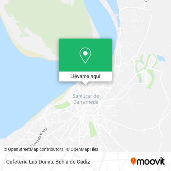 Mapa Cafetería Las Dunas
