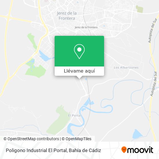 Mapa Poligono Industrial El Portal