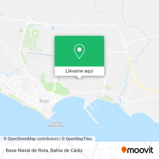 ¿Cómo llegar a Base Naval de Rota en autobús o tren?