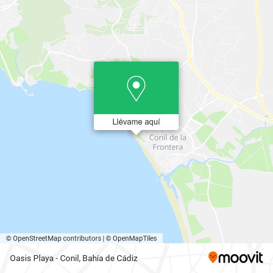 Mapa Oasis Playa - Conil