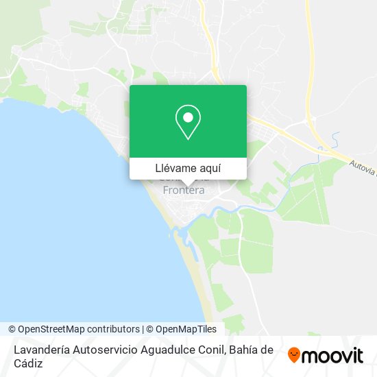 Mapa Lavandería Autoservicio Aguadulce Conil