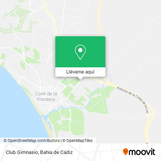 Mapa Club Gimnasio