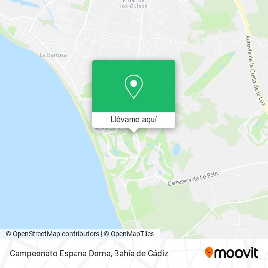 Mapa Campeonato Espana Doma