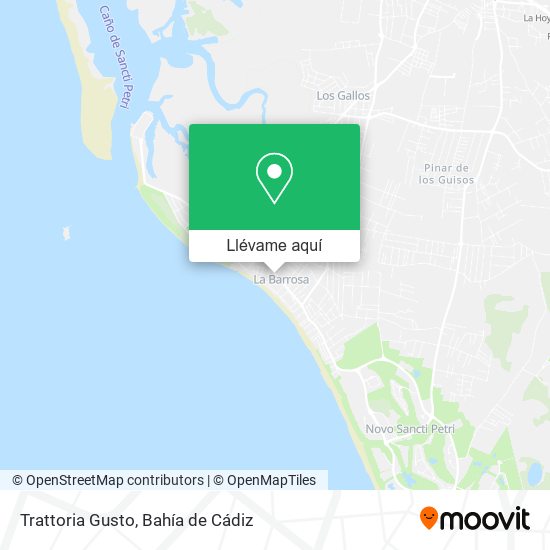 Mapa Trattoria Gusto