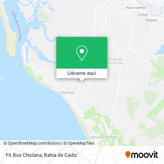 Mapa Fit Box Chiclana