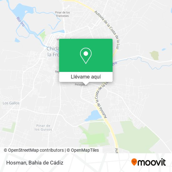 Mapa Hosman