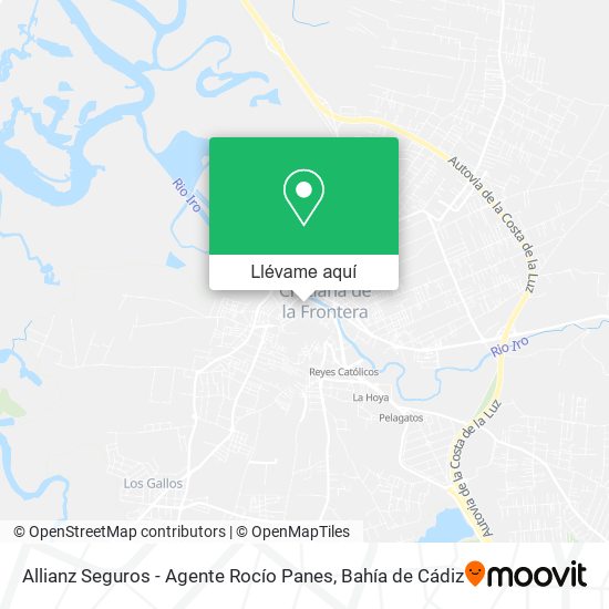 Mapa Allianz Seguros - Agente Rocío Panes