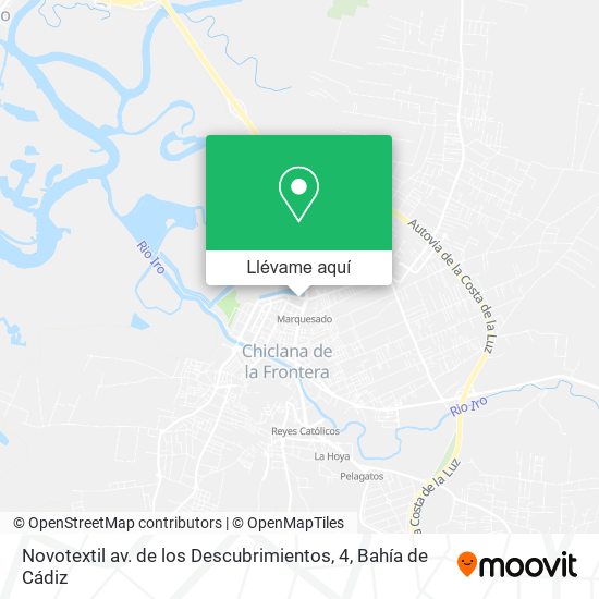 Mapa Novotextil av. de los Descubrimientos, 4