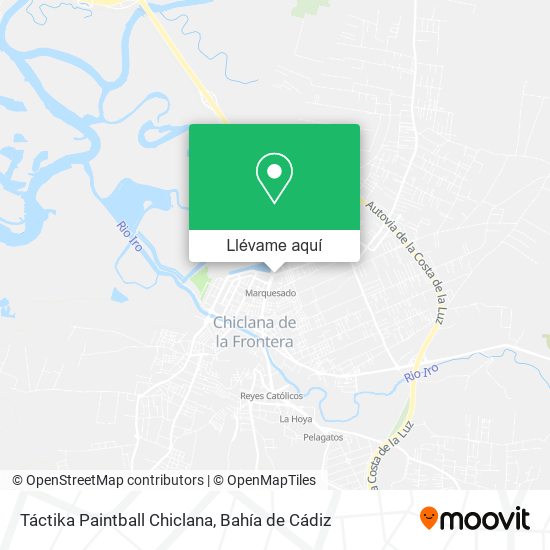 Mapa Táctika Paintball Chiclana