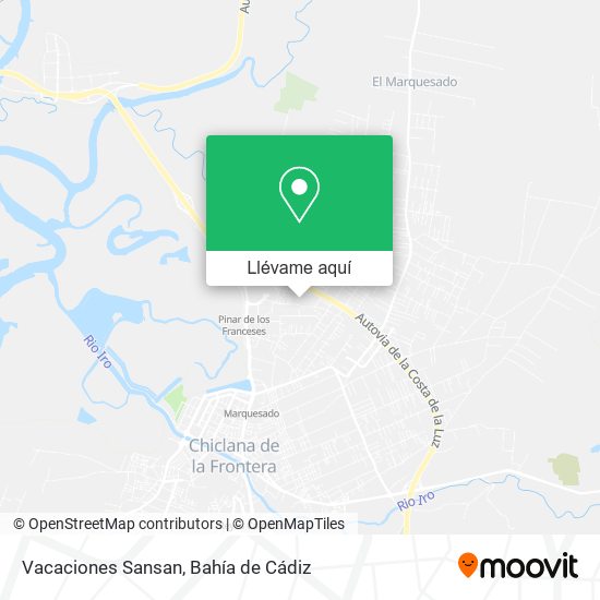 Mapa Vacaciones Sansan