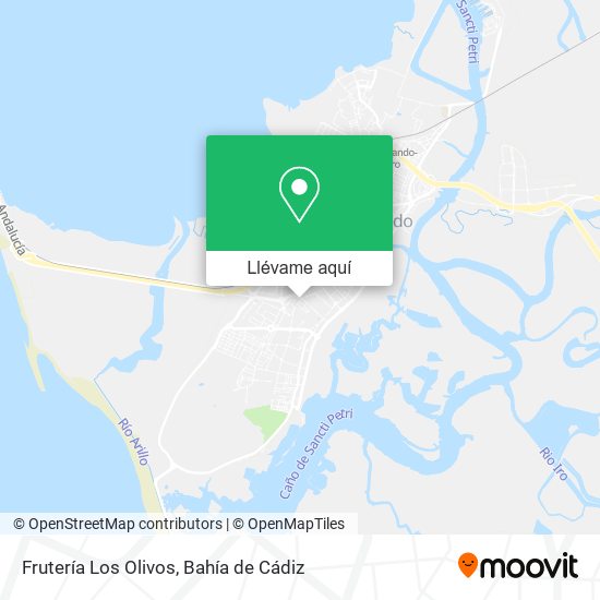 Mapa Frutería Los Olivos