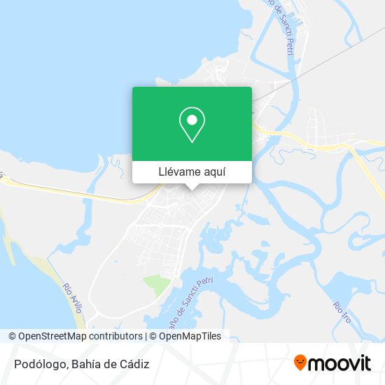 Mapa Podólogo