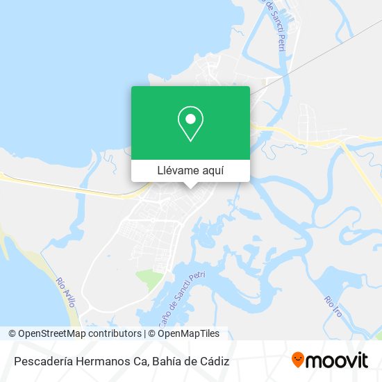 Mapa Pescadería Hermanos Ca