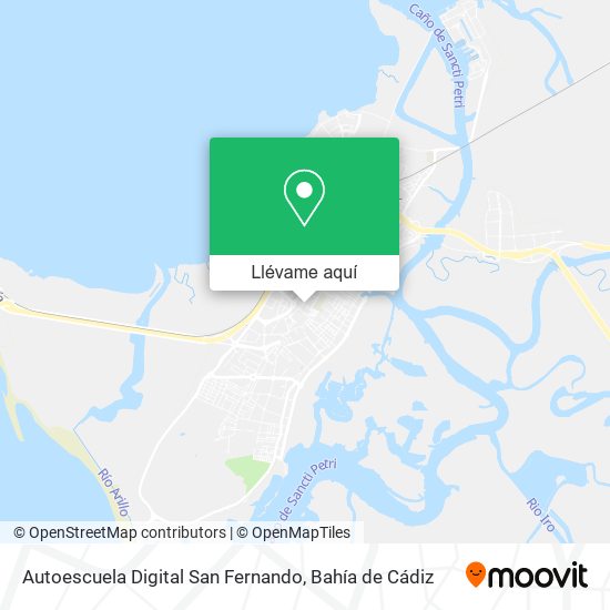Mapa Autoescuela Digital San Fernando