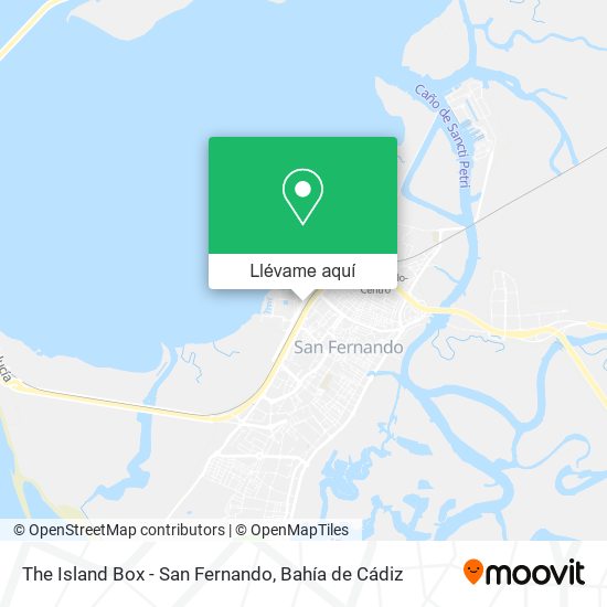 Mapa The Island Box - San Fernando