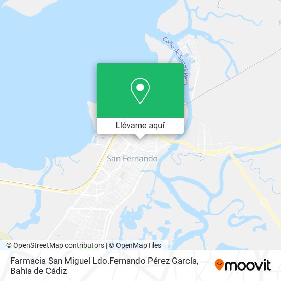 Mapa Farmacia San Miguel Ldo.Fernando Pérez García