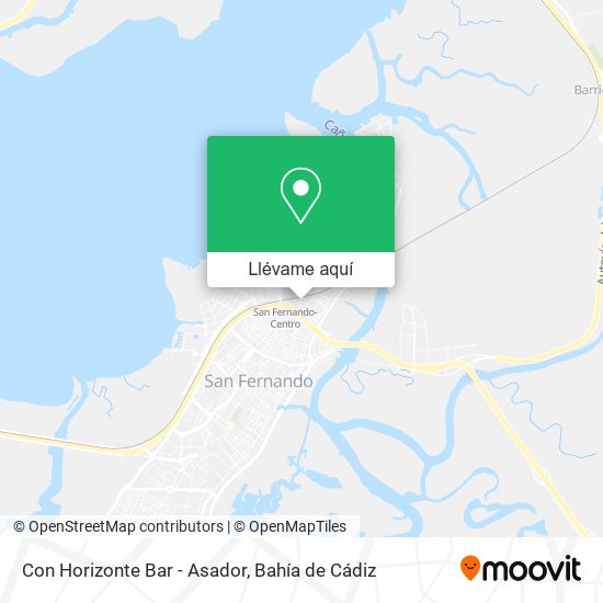 Mapa Con Horizonte Bar - Asador