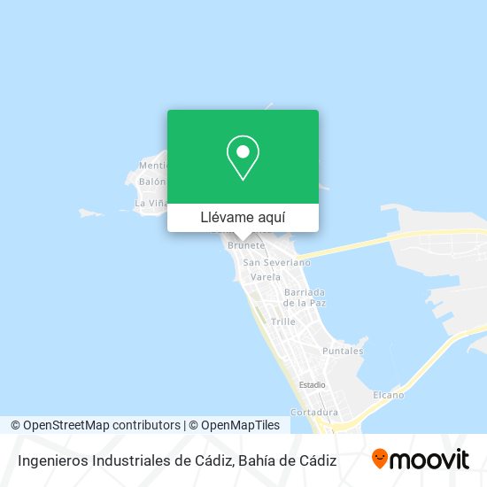 Mapa Ingenieros Industriales de Cádiz