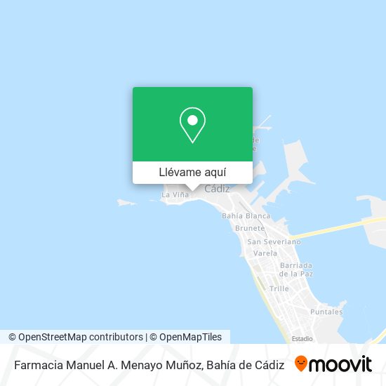 Mapa Farmacia Manuel A. Menayo Muñoz